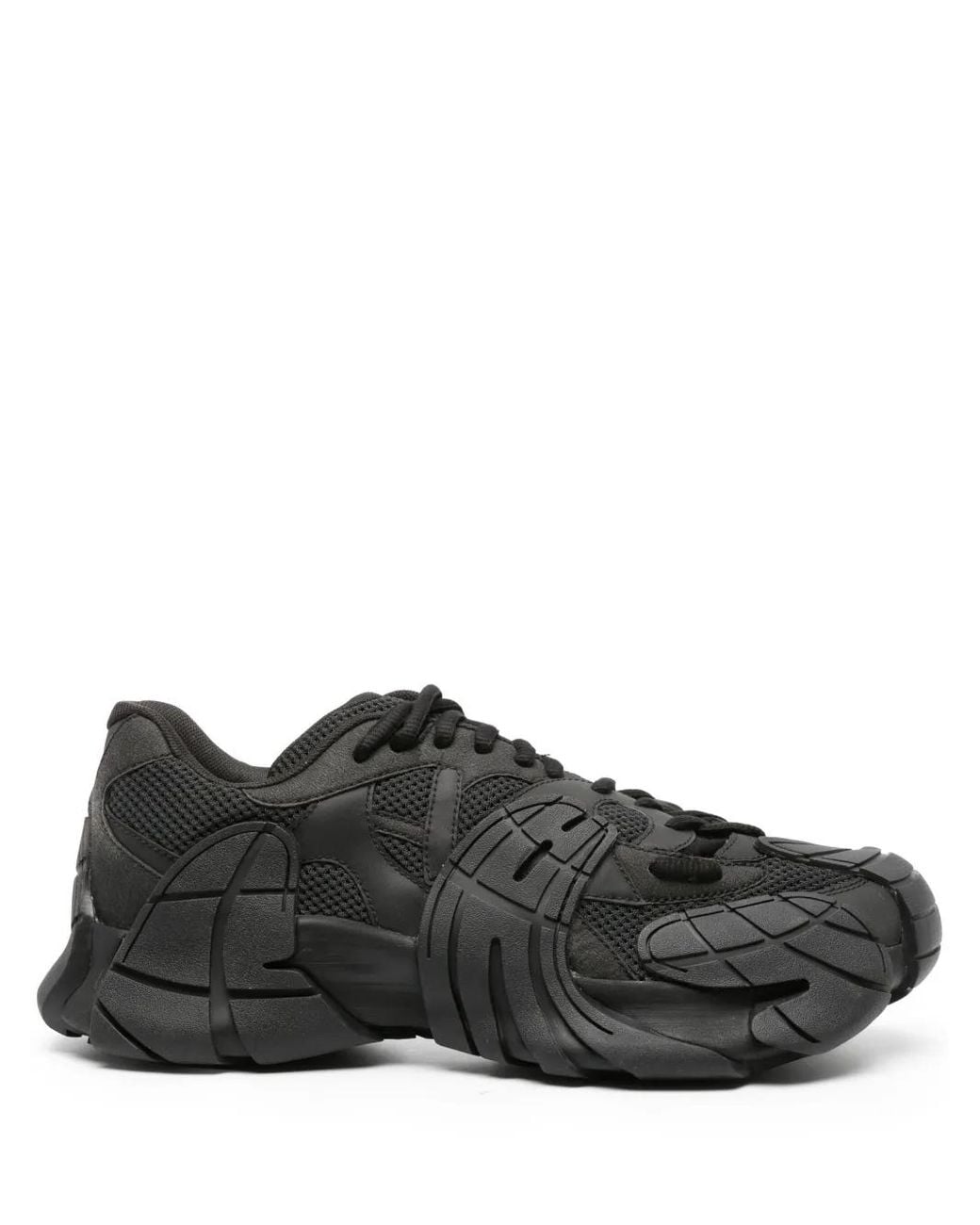 CAMPERLAB Black Tormenta Panelled Mesh Sneakers