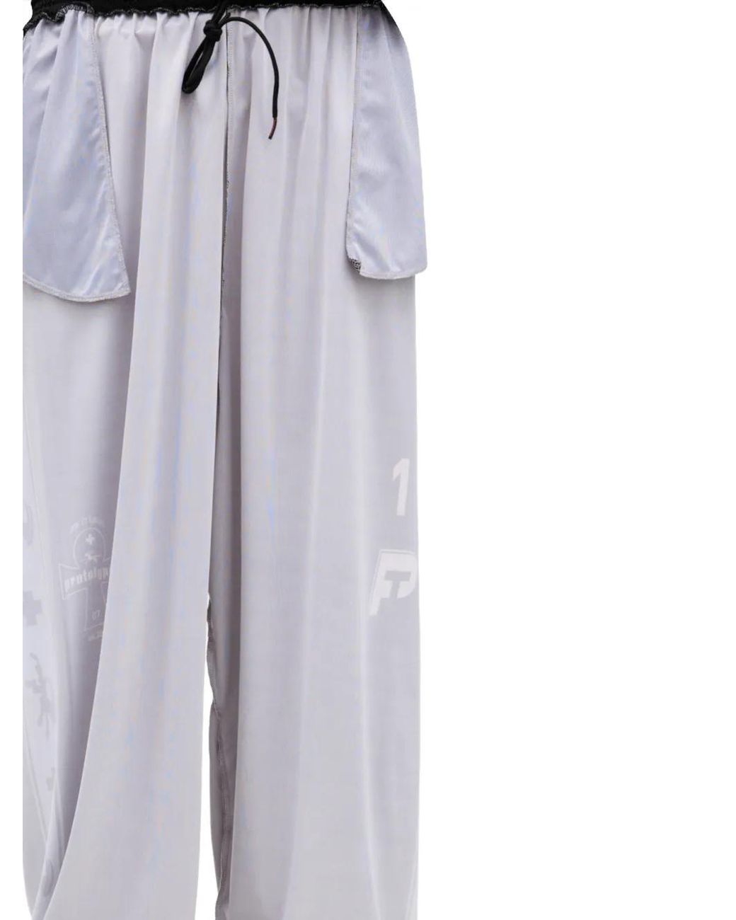 PROTOTYPES Blue Logo-Print Track Pants