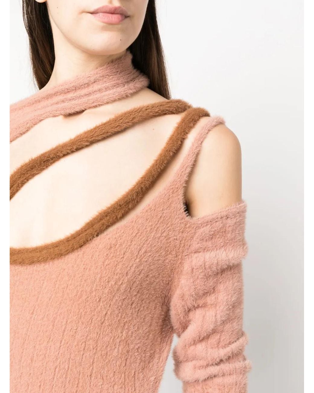 OTTOLINGER Black Gradient-Effect Knitted Mini Dress