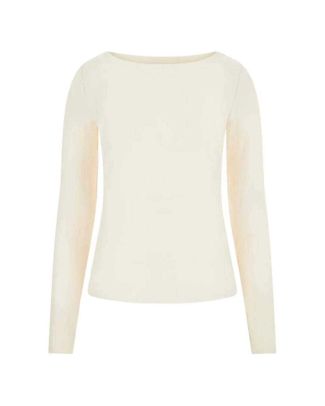 Guess White Logo Nadene Scoop Back Top