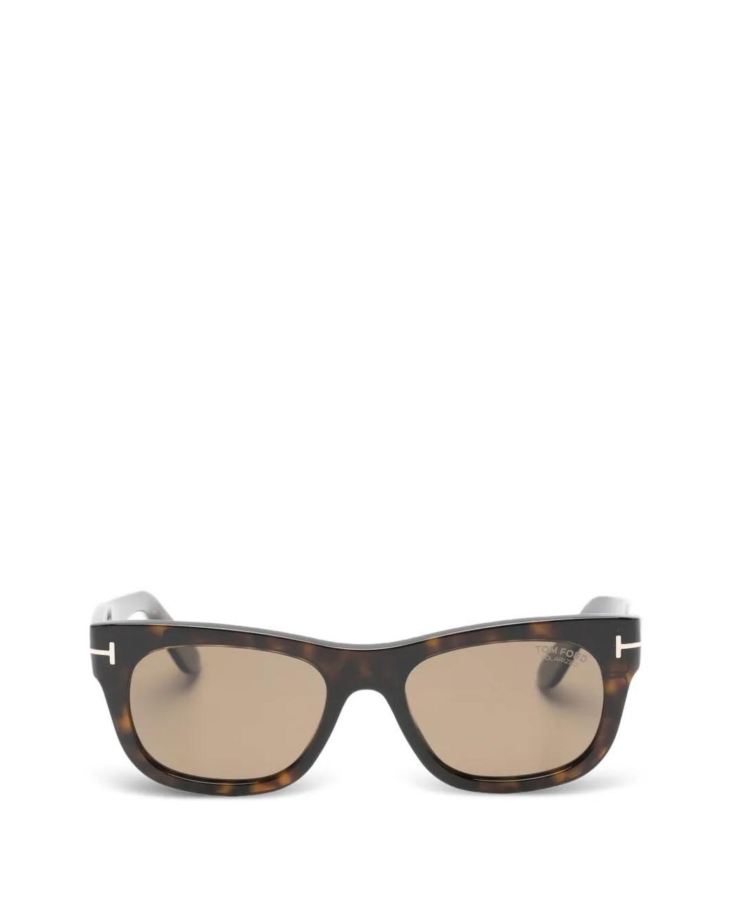 Tom Ford Brown Tortoiseshell Rectangle Sunglasses