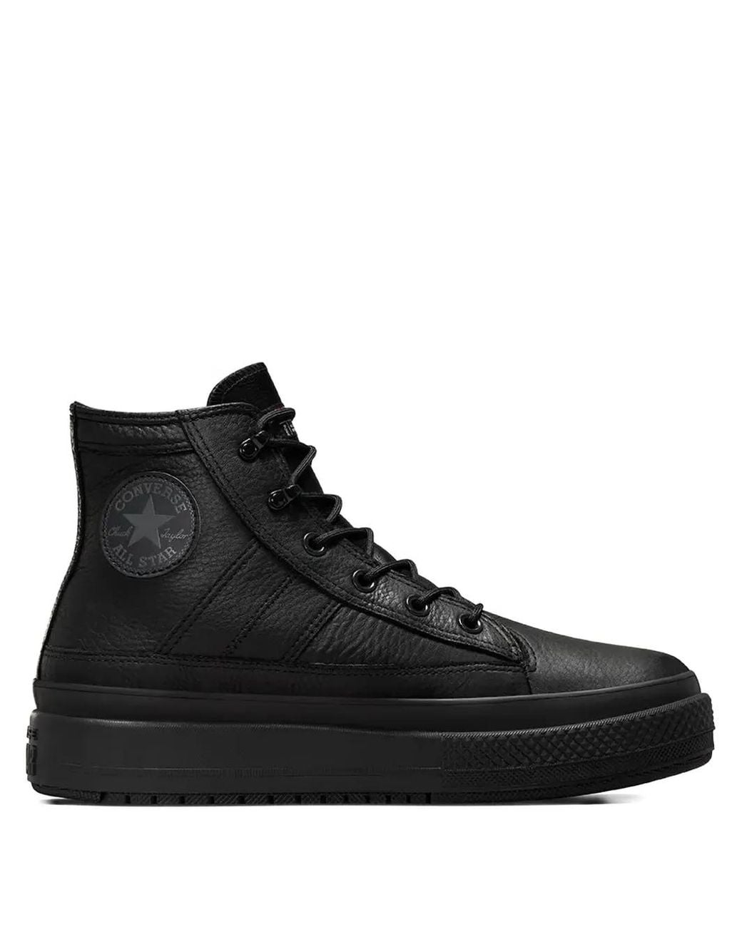 Converse Black Wasserdichte Plateau-Sneakers