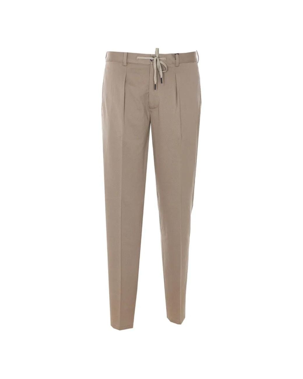 Circolo 1901 Natural Drawstring Pockets Trousers for men