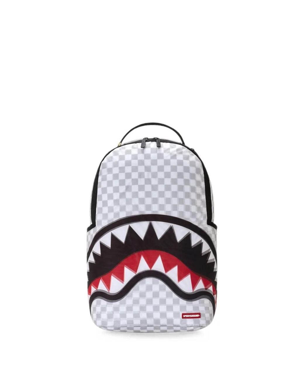 Sprayground White Sac À Dos Sharks for men