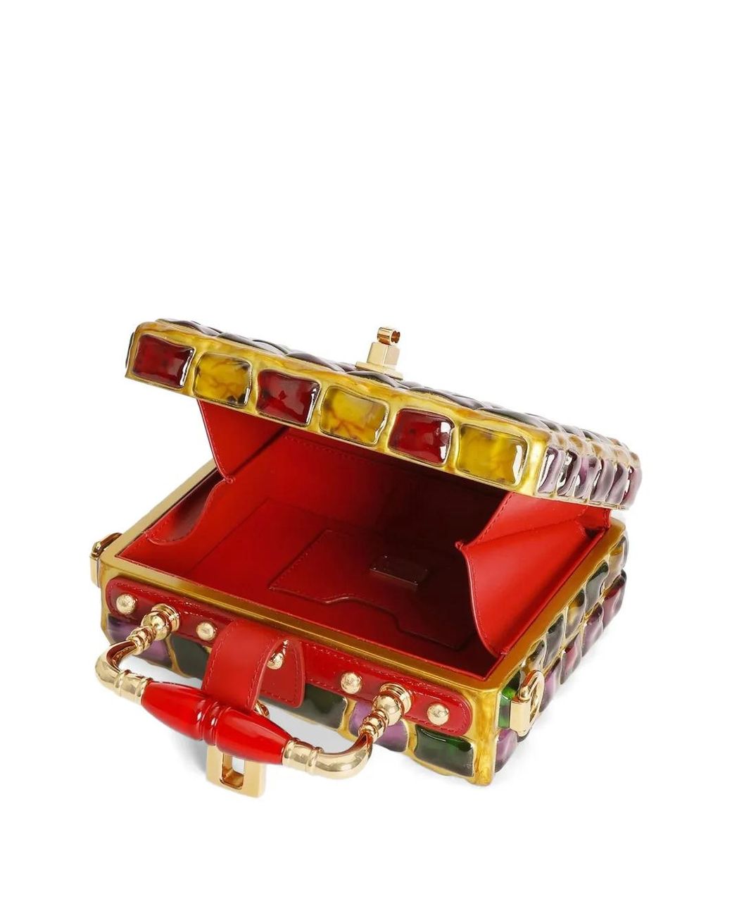 Dolce & Gabbana Metallic Dolce Box Handbag