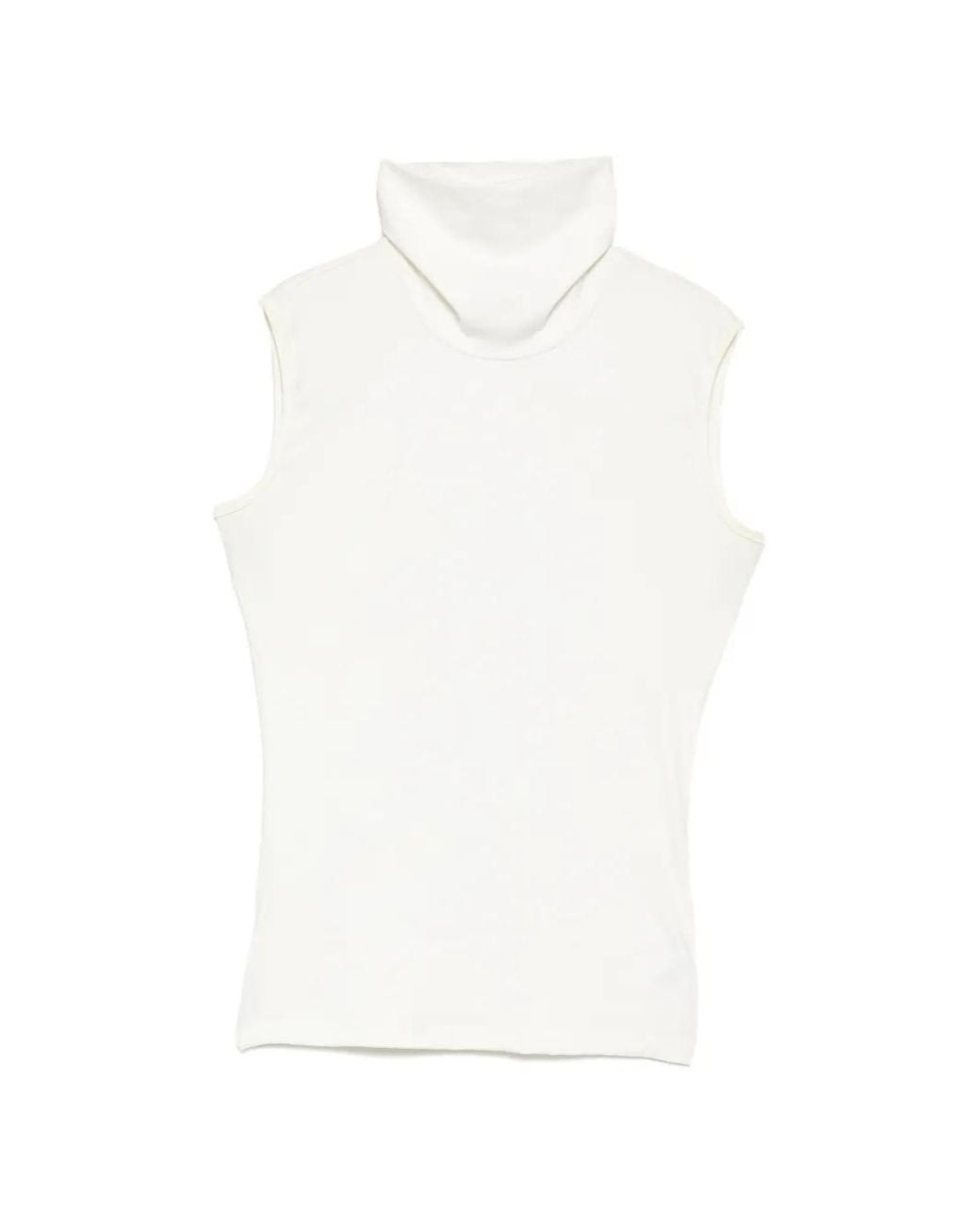 Cynthia Rowley White Sutton Sleeveless Top