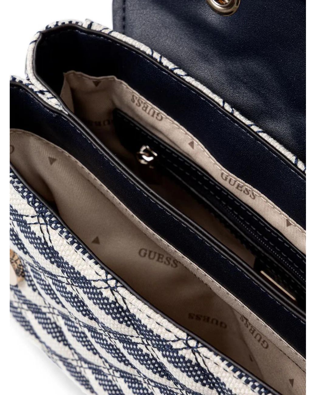 Guess White Giully Crossbody Bag