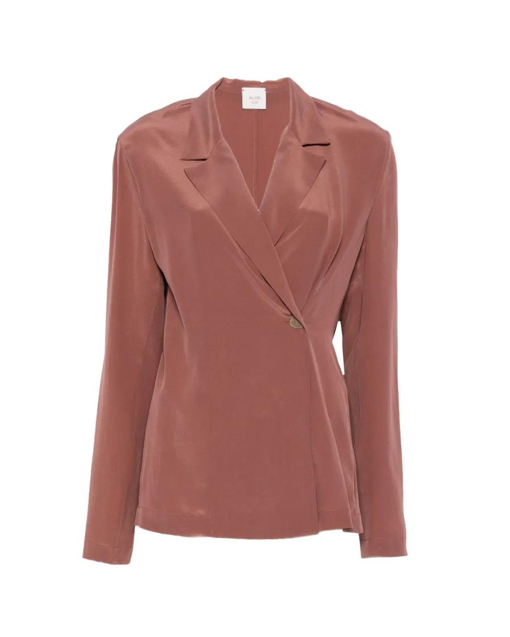 Alysi Asymmetrische Blazer in het Pink