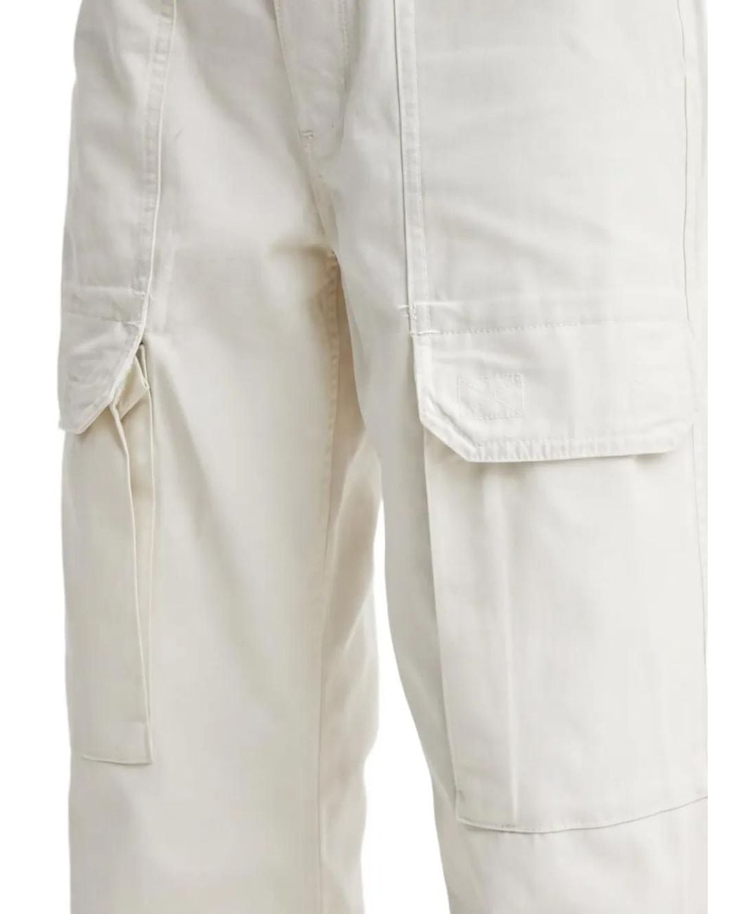 Pantalones Con Trabillas Y Bolsillo Lateral Vans de color White