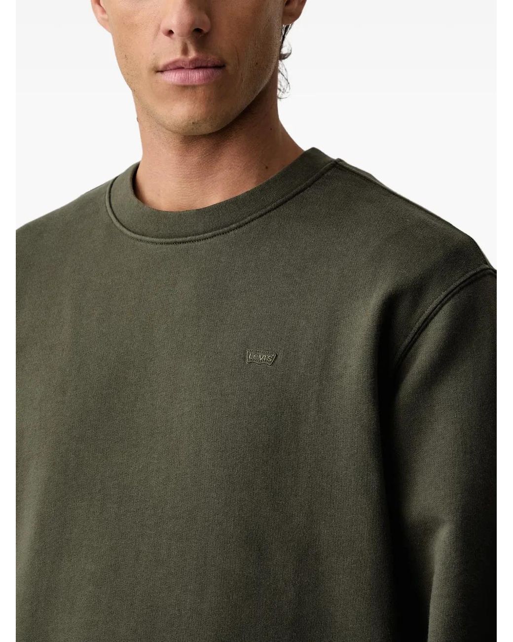 Sweat À Logo Brodé Levi's pour homme en coloris Green