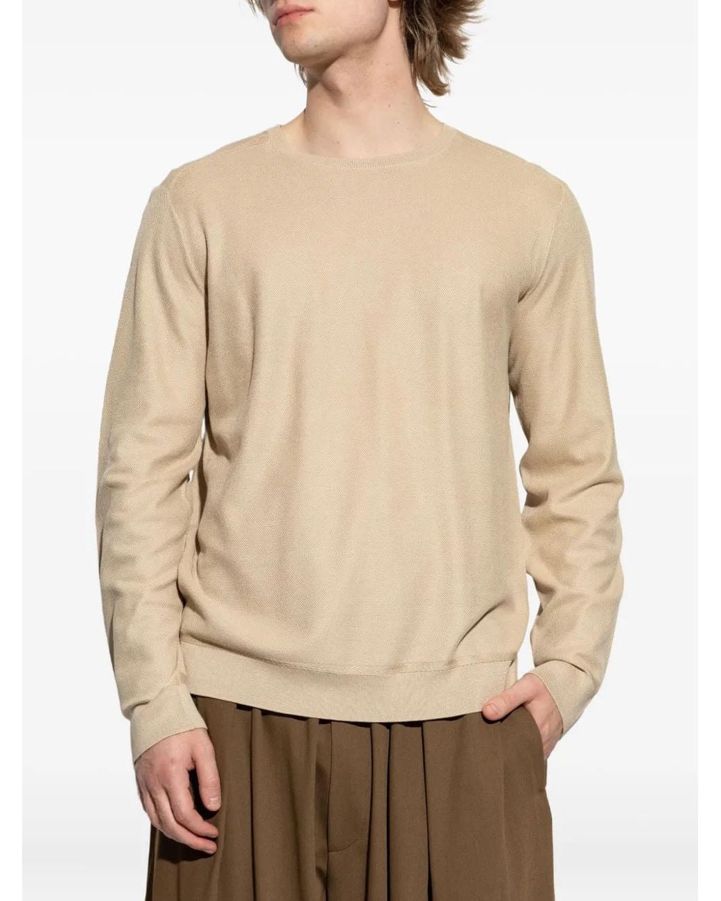 Theory Natural Crew-Neck Sweater for men