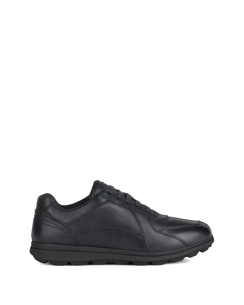 Geox Blue Spherica Ec12 Lace-Up Panelled Sneakers for men