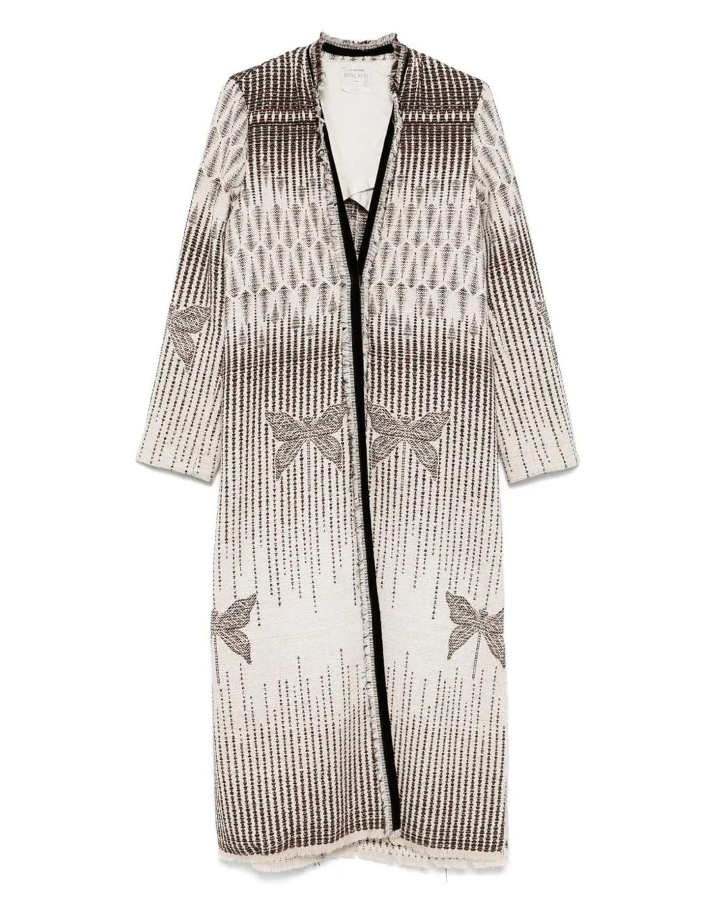 Forte_forte White Leather Overshirt Jacket