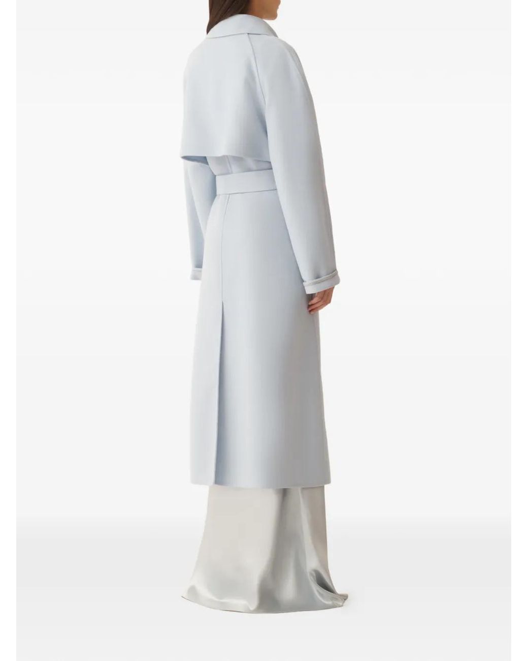 Fabiana Filippi Gray Belted Overcoat