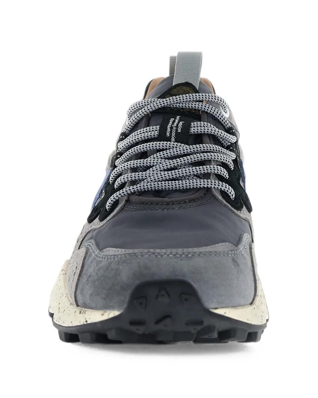 Flower Mountain Blue Yamano 3 Suede-Panelled Sneakers for men