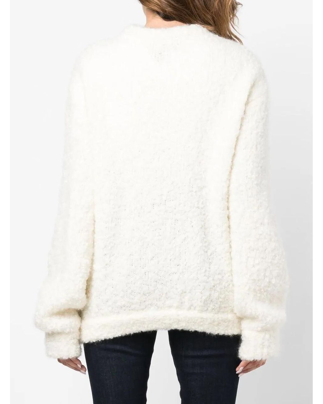 Pull Skull Bones En Maille Philipp Plein en coloris White