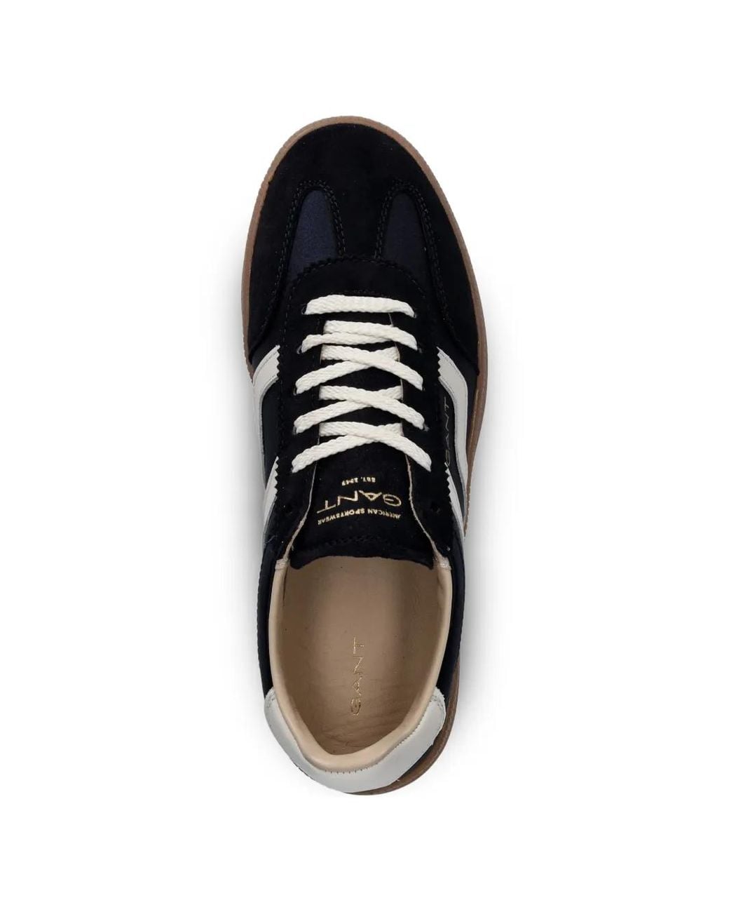Gant Black Cuzima Side-Stripe Sneakers