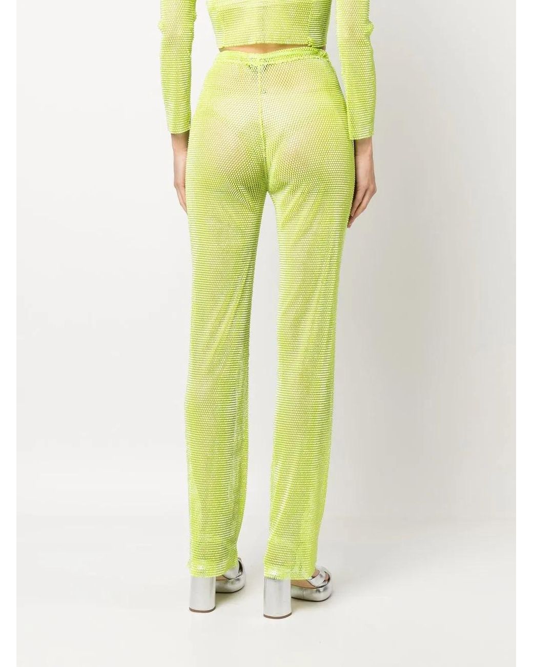 Santa Brands Straight Broek in het Yellow