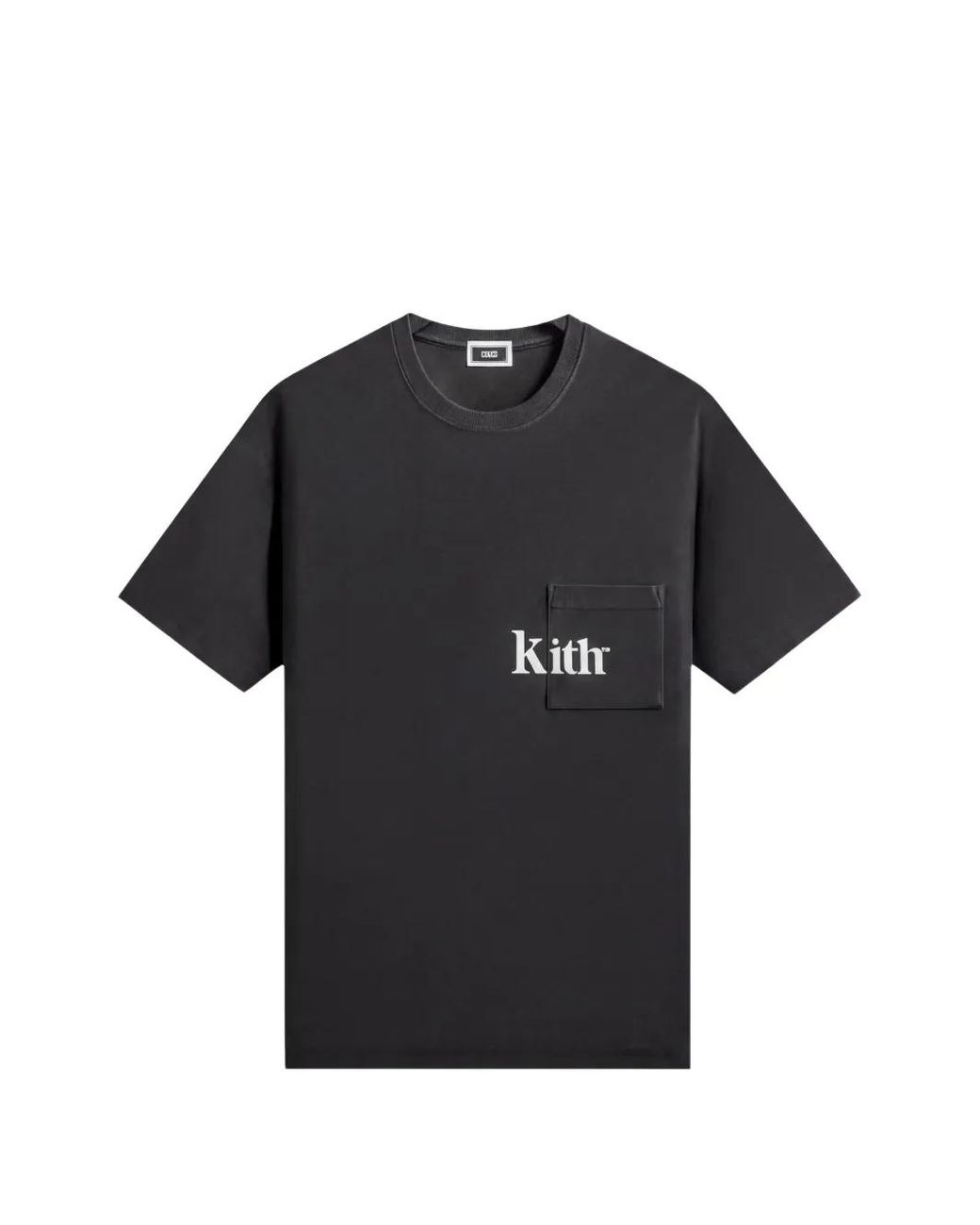 Kith Black Quinn Logo-Print T-Shirt for men