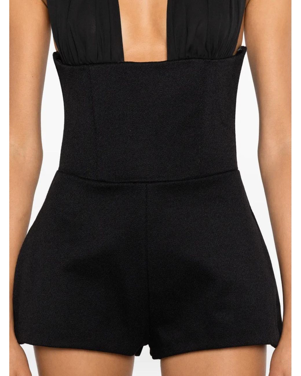 Vestiaire d'un Oiseau Libre Black Dynamic Halterneck Jumpsuit