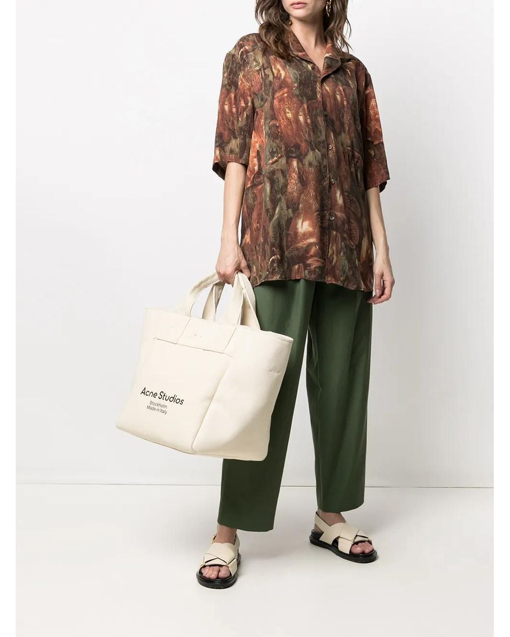 KENZO Green Elasticated Waist Pants