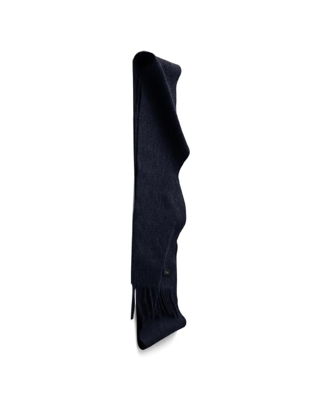 Prada Blue Solid Cashmere Scarf for men