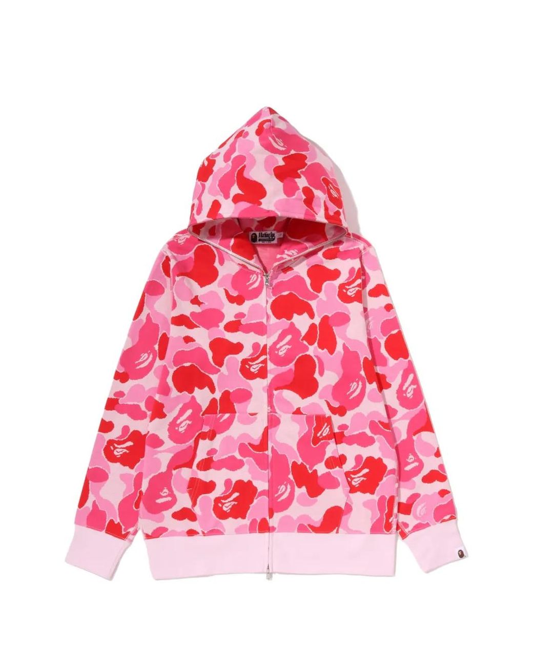 A Bathing Ape Red Camo-Pattern Hoodie for men