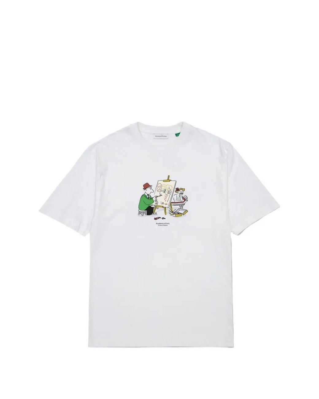 Edmmond Studios White Graphic-Print T-Shirt for men