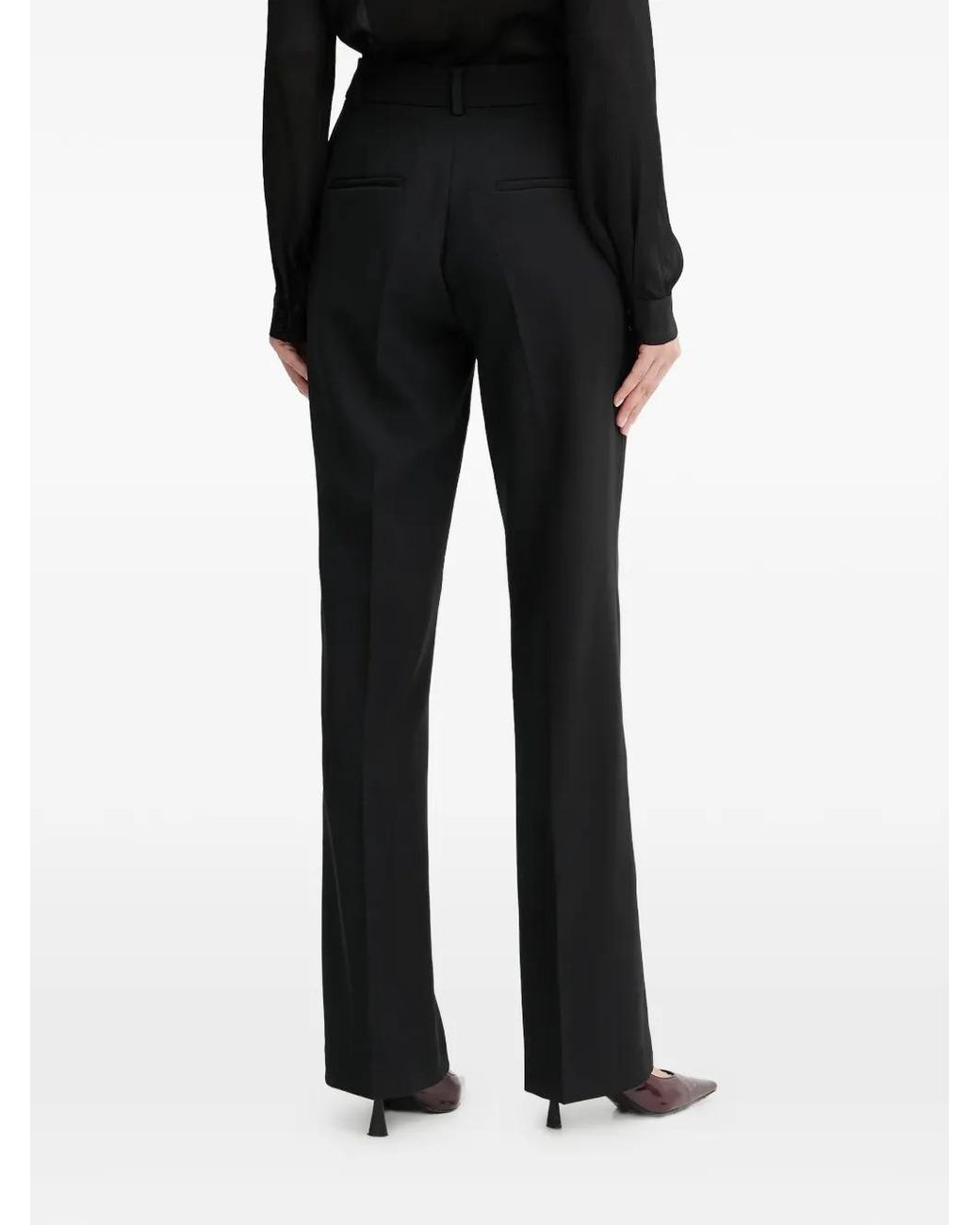 Guess Black Button-fastening Trousers