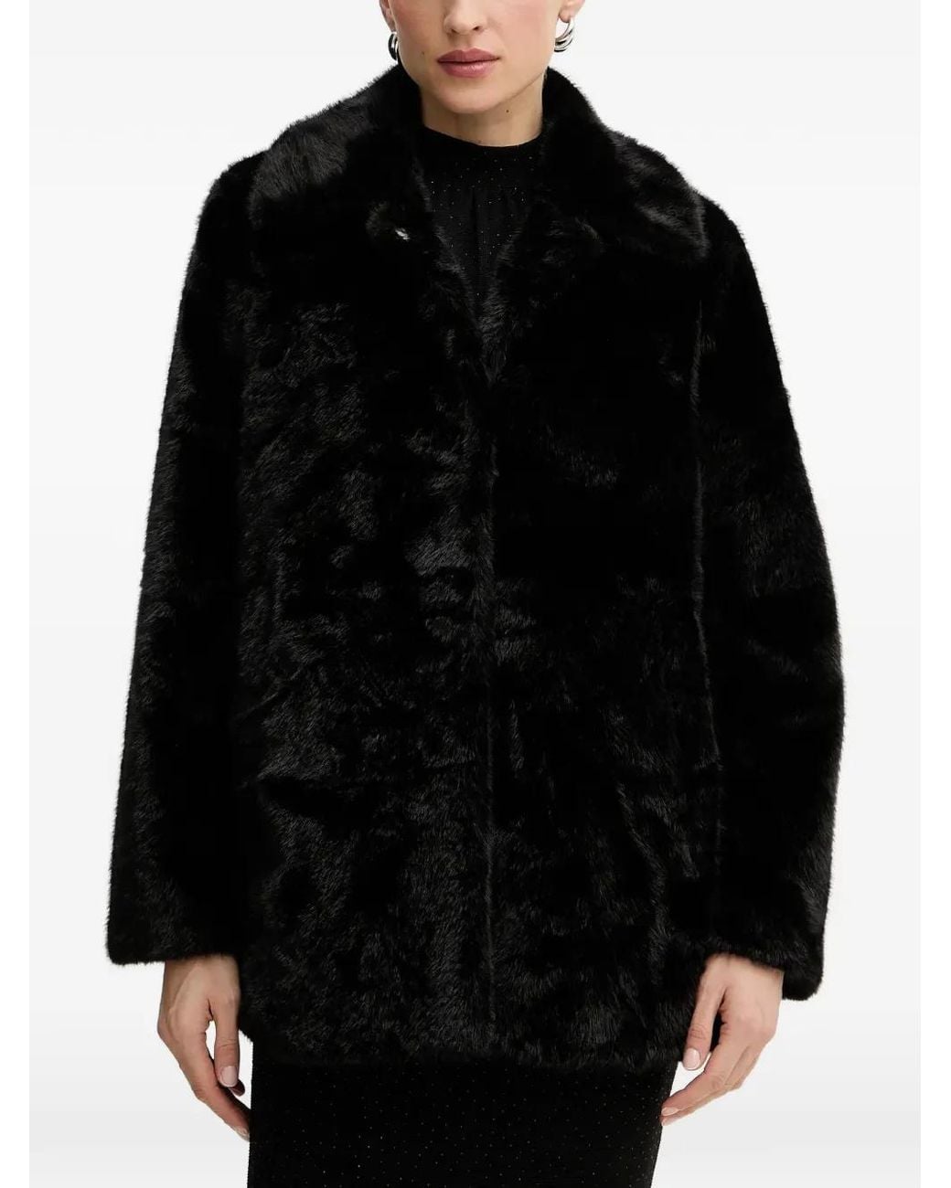 Morgan Black Collar Coat