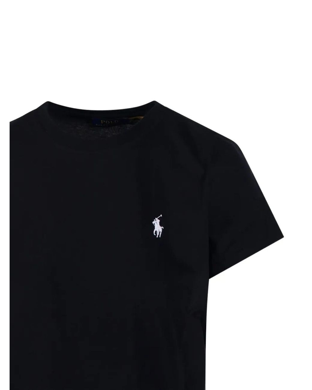 Polo Ralph Lauren Black Classic-Fit Crew Neck T-Shirt