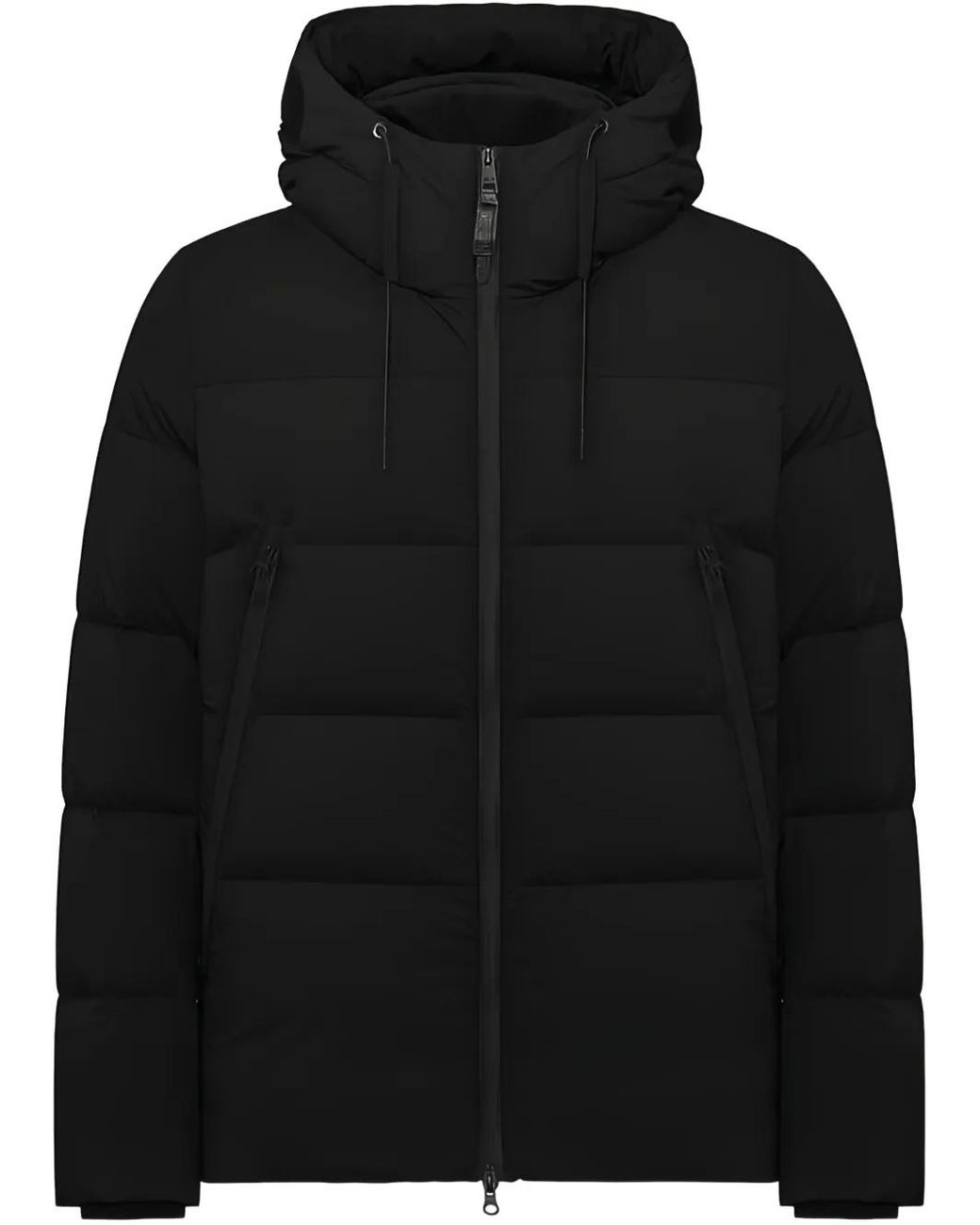 DUNO Black Jump Puffer Jacket for men
