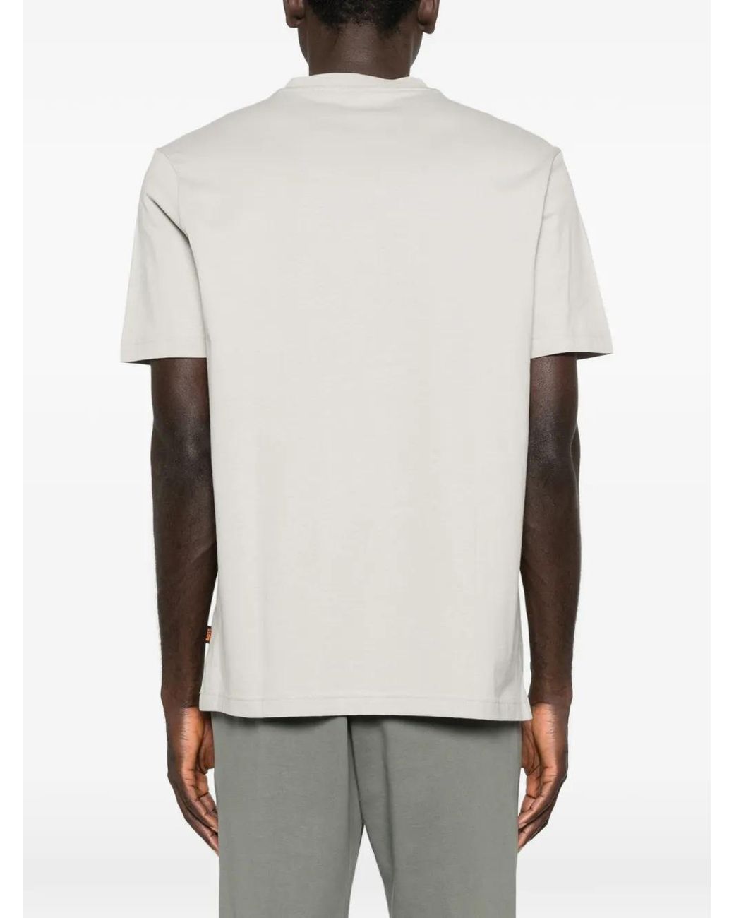 Boss White T-Shirt À Imprimé Graphique for men