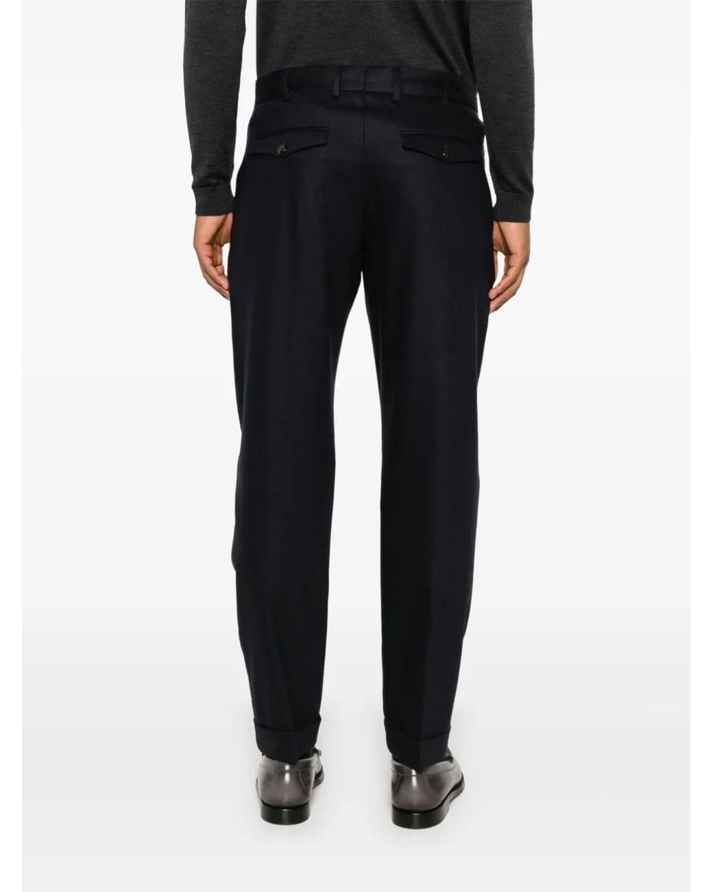 PT Torino Blue Rebel Tapered Trousers for men