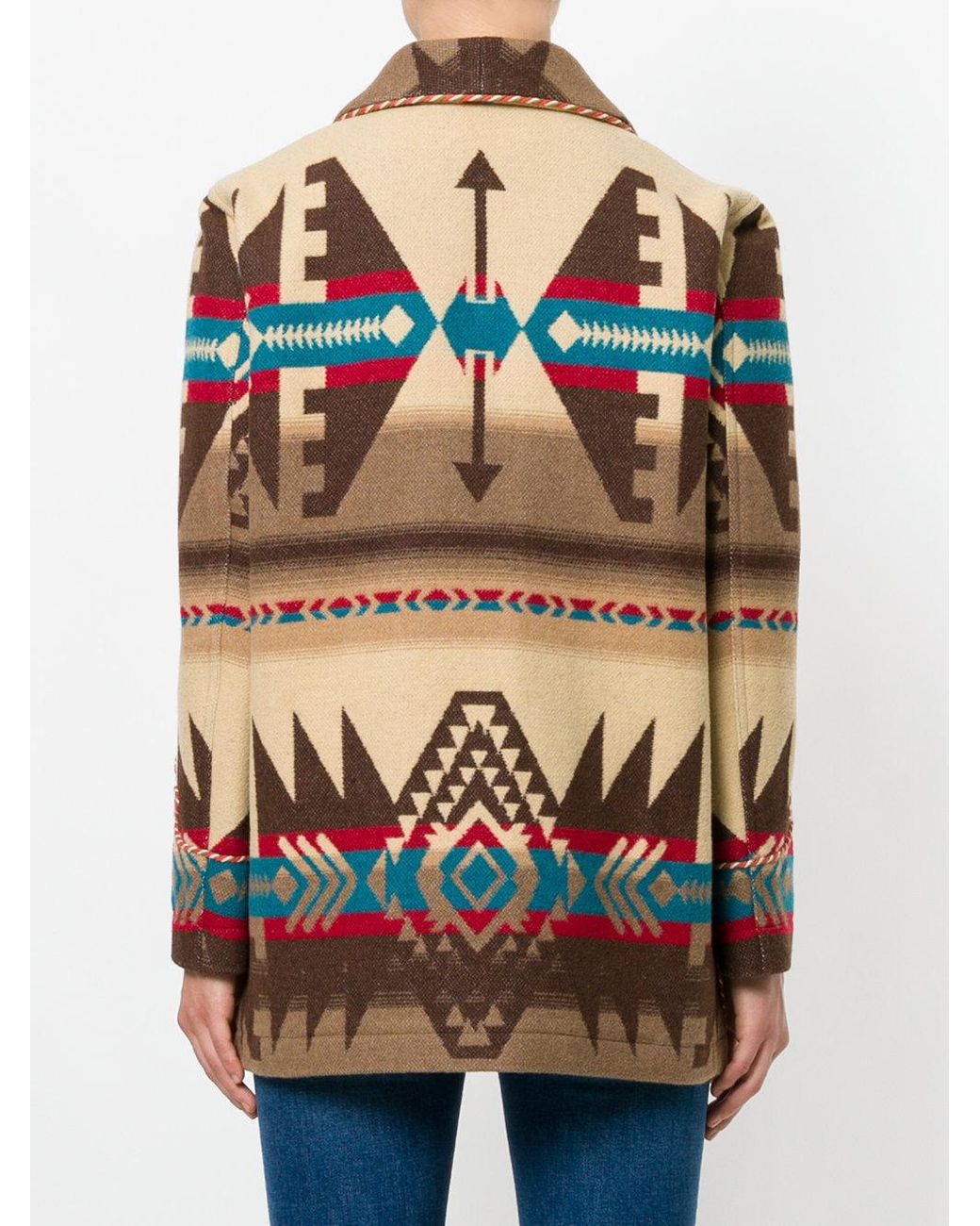 Polo Ralph Lauren Wool Aztec Print Jacket | Lyst