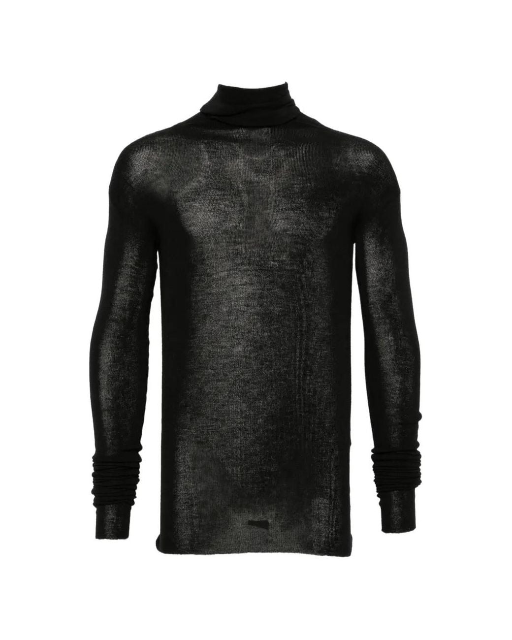 ROT Black The Not So Sartre Button-Back Sweater