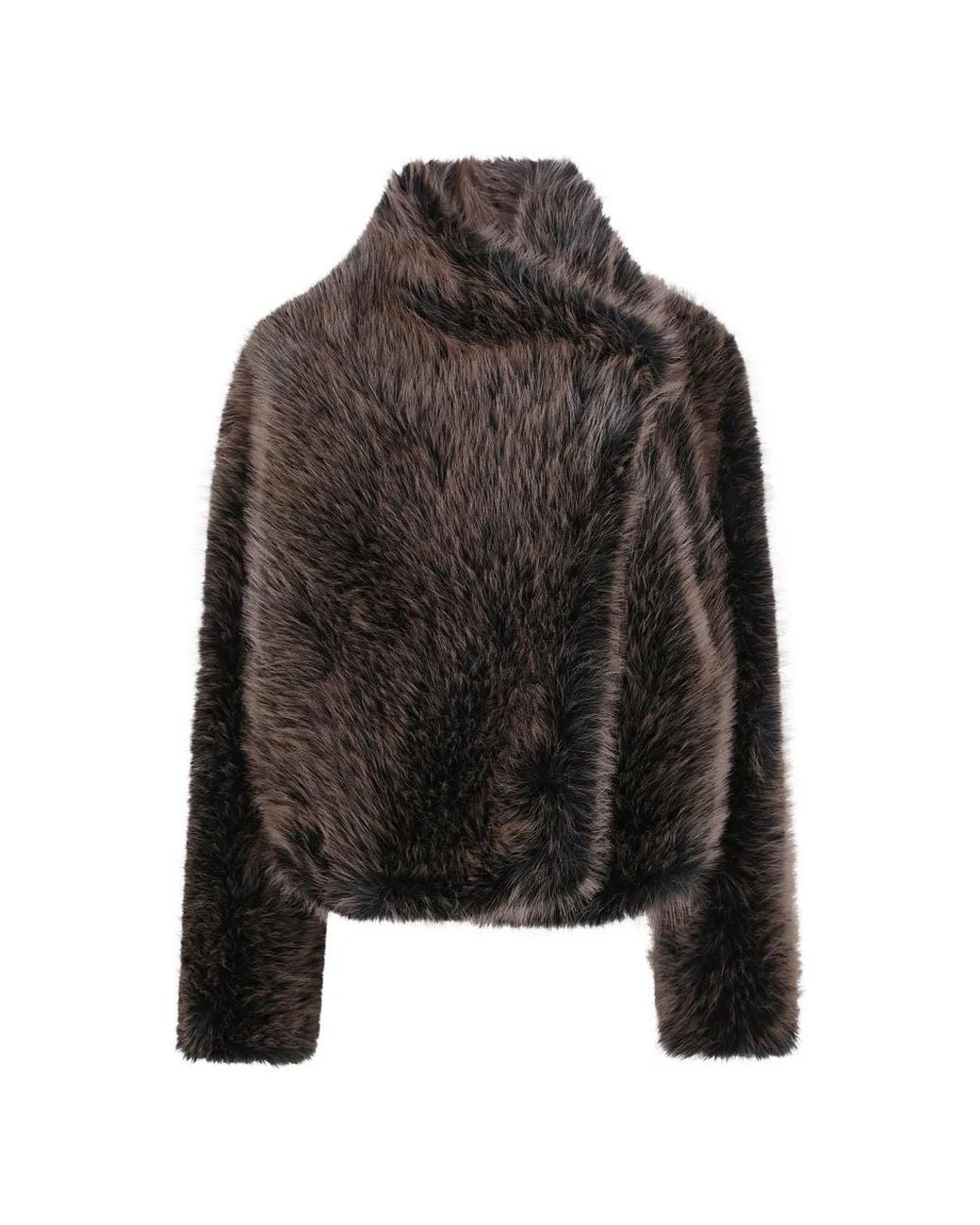 BB COUTURE Black Veste Susan En Fourrure Artificielle