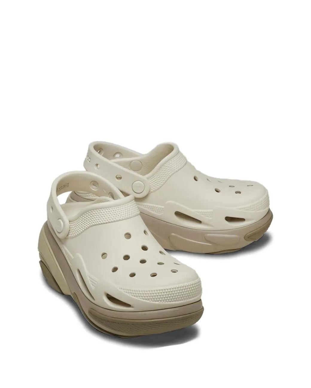 CROCSTM White Platform Cutout Sandals