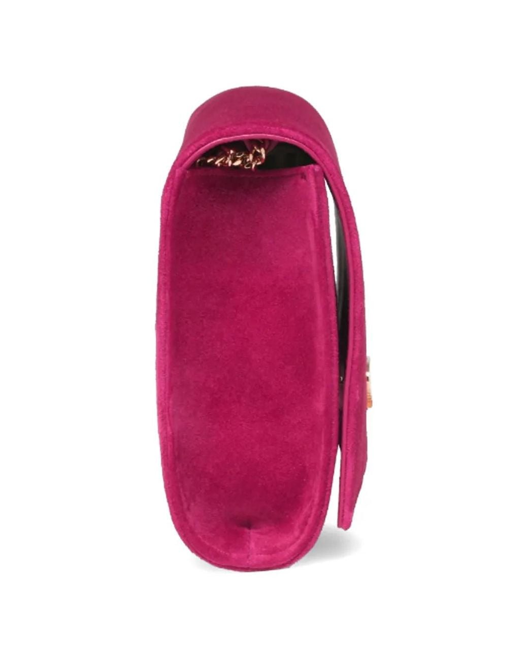 Gianvito Rossi Pink Logo-Detail Clutch Bag