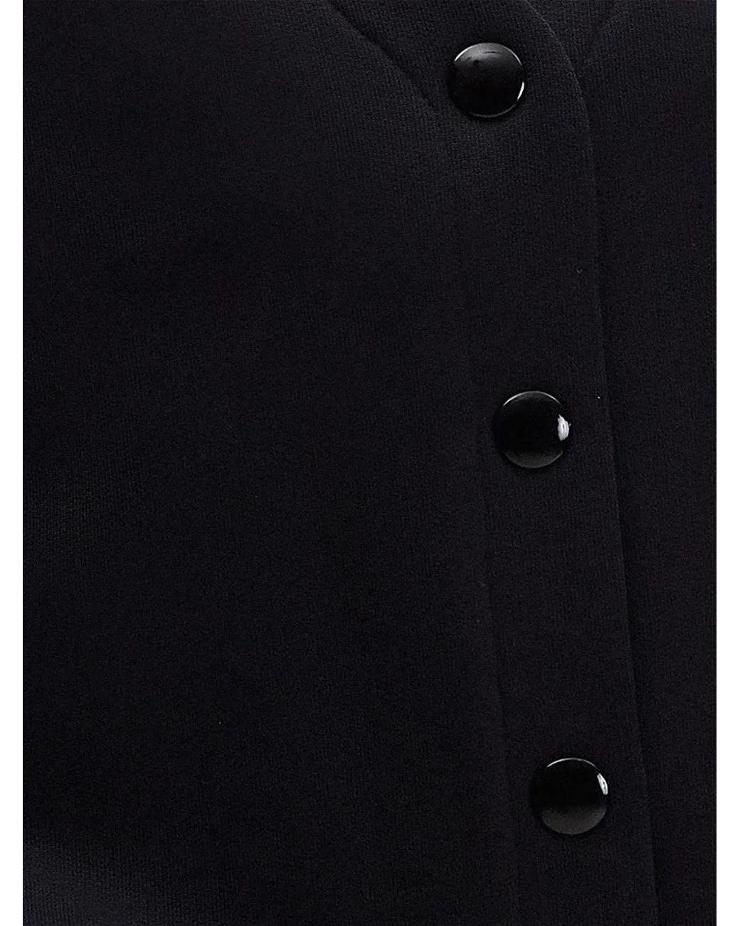 Eres Black Asher Cropped Cardigan