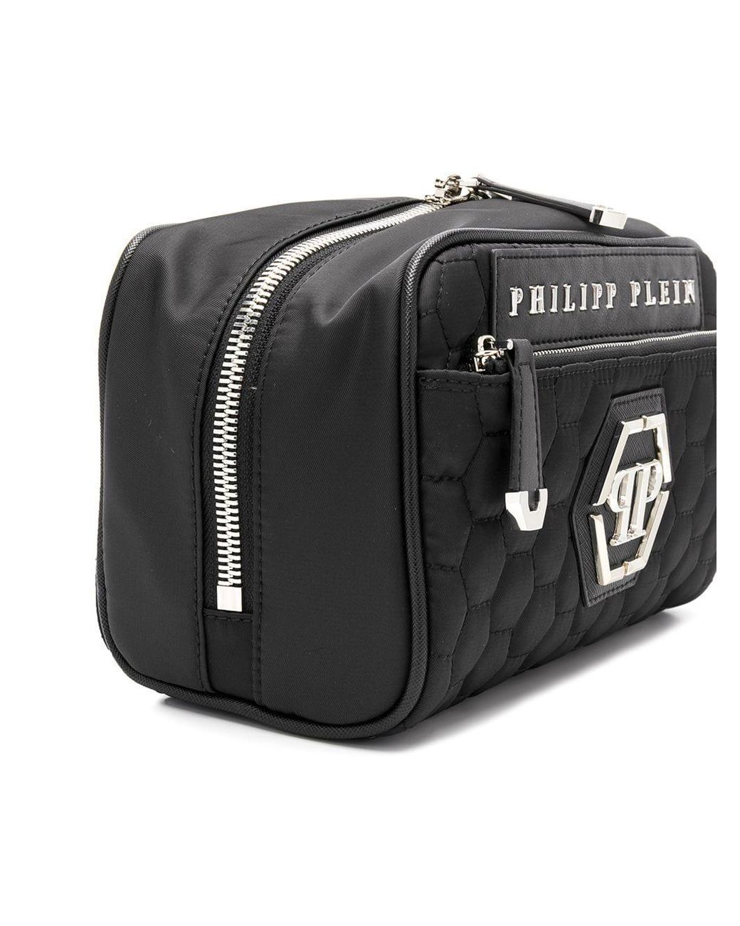 Neceser con logo en el frente Philipp Plein de hombre de color Negro Lyst