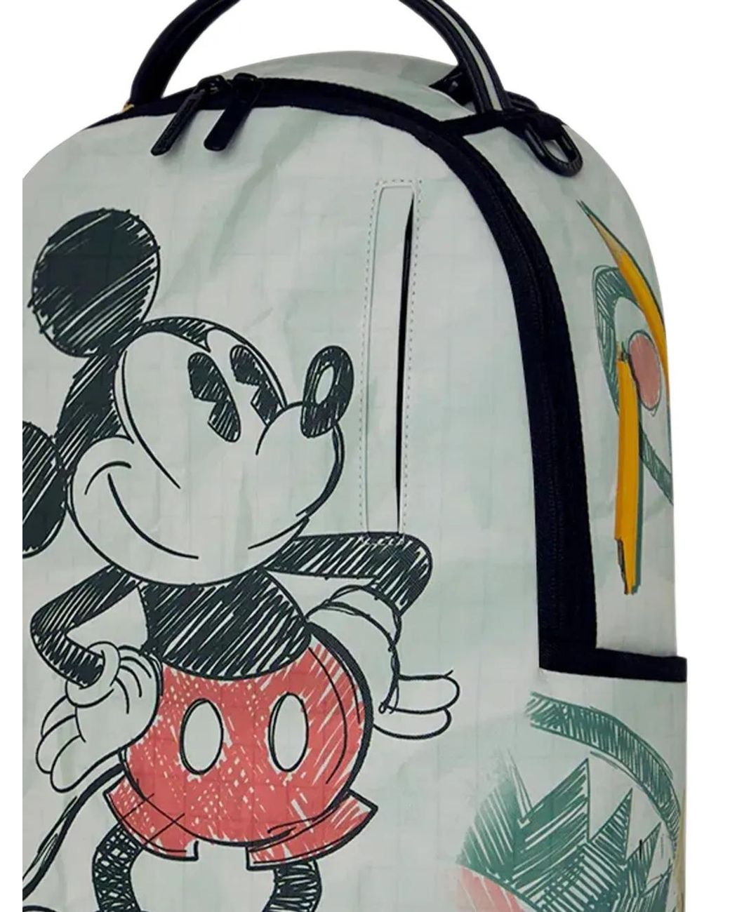 Sprayground Blue X Mickey Mouse Graphic-Print Backpack