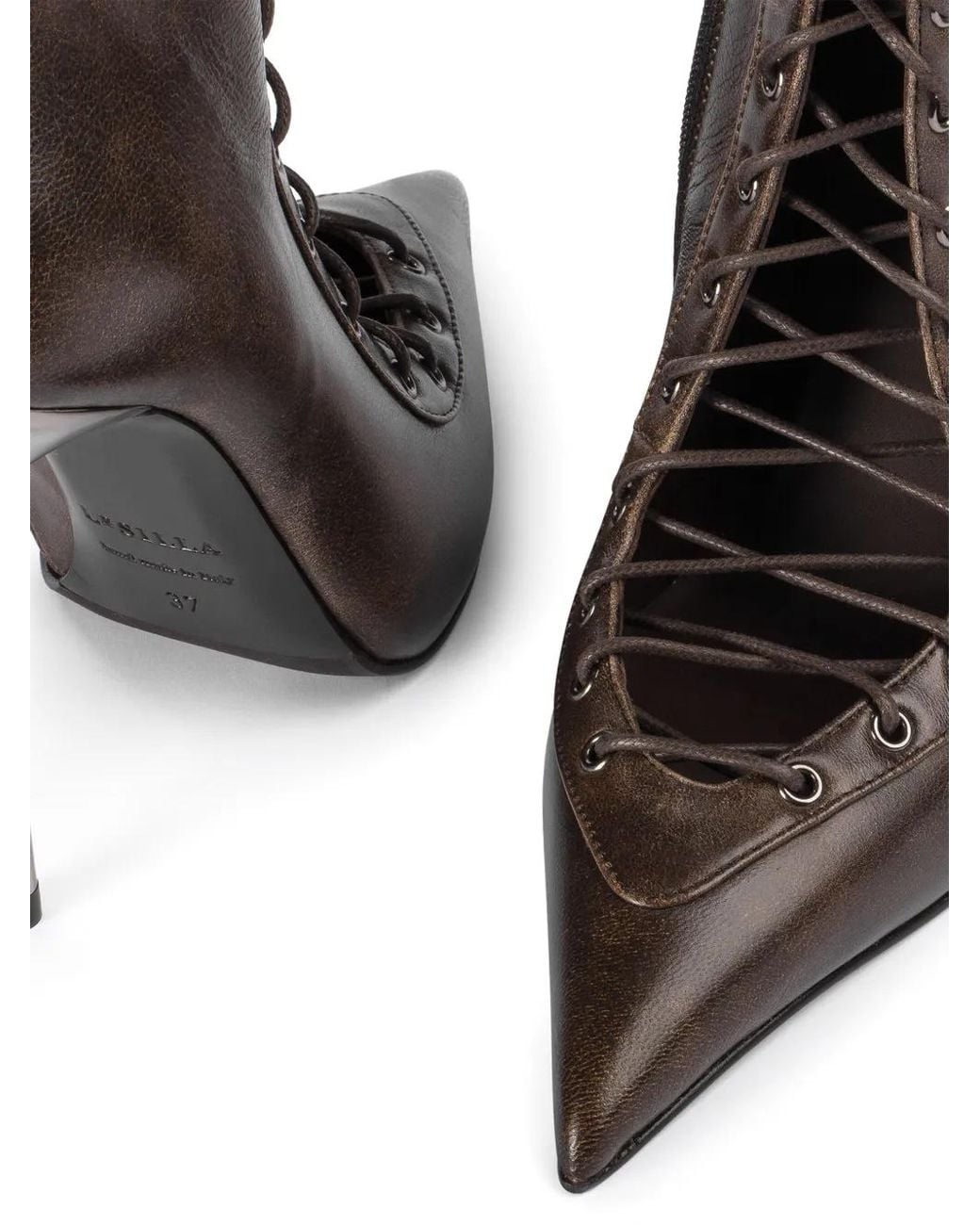 Le Silla Brown 120Mm Colette Ankle Boots