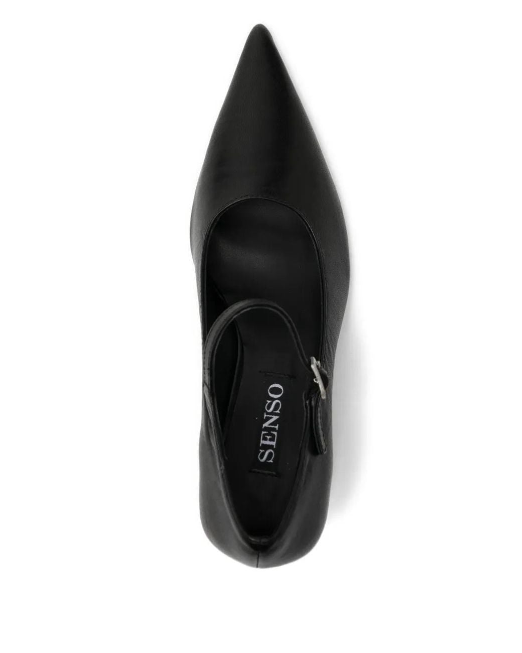 Senso Black 65Mm Leather Pumps