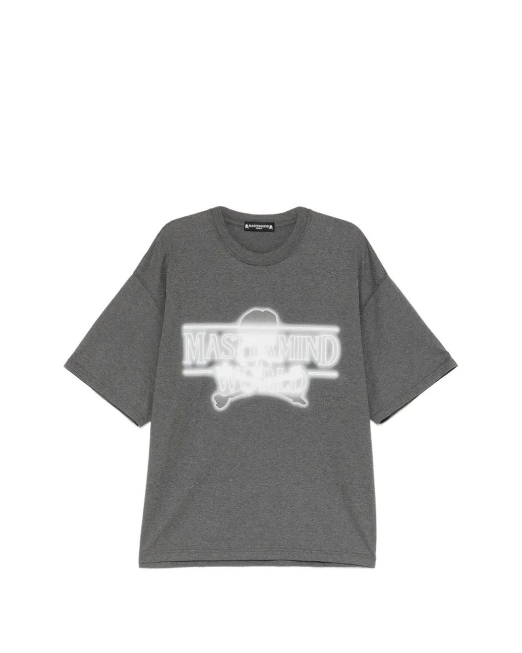 MASTERMIND WORLD Gray T-Shirt À Logo Imprimé for men