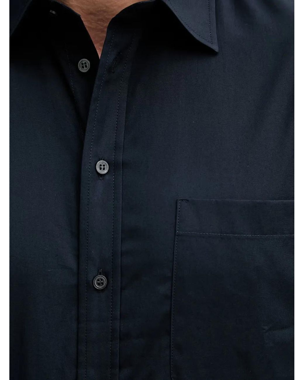 Sisley Blue Chemise À Poches Poitrine for men