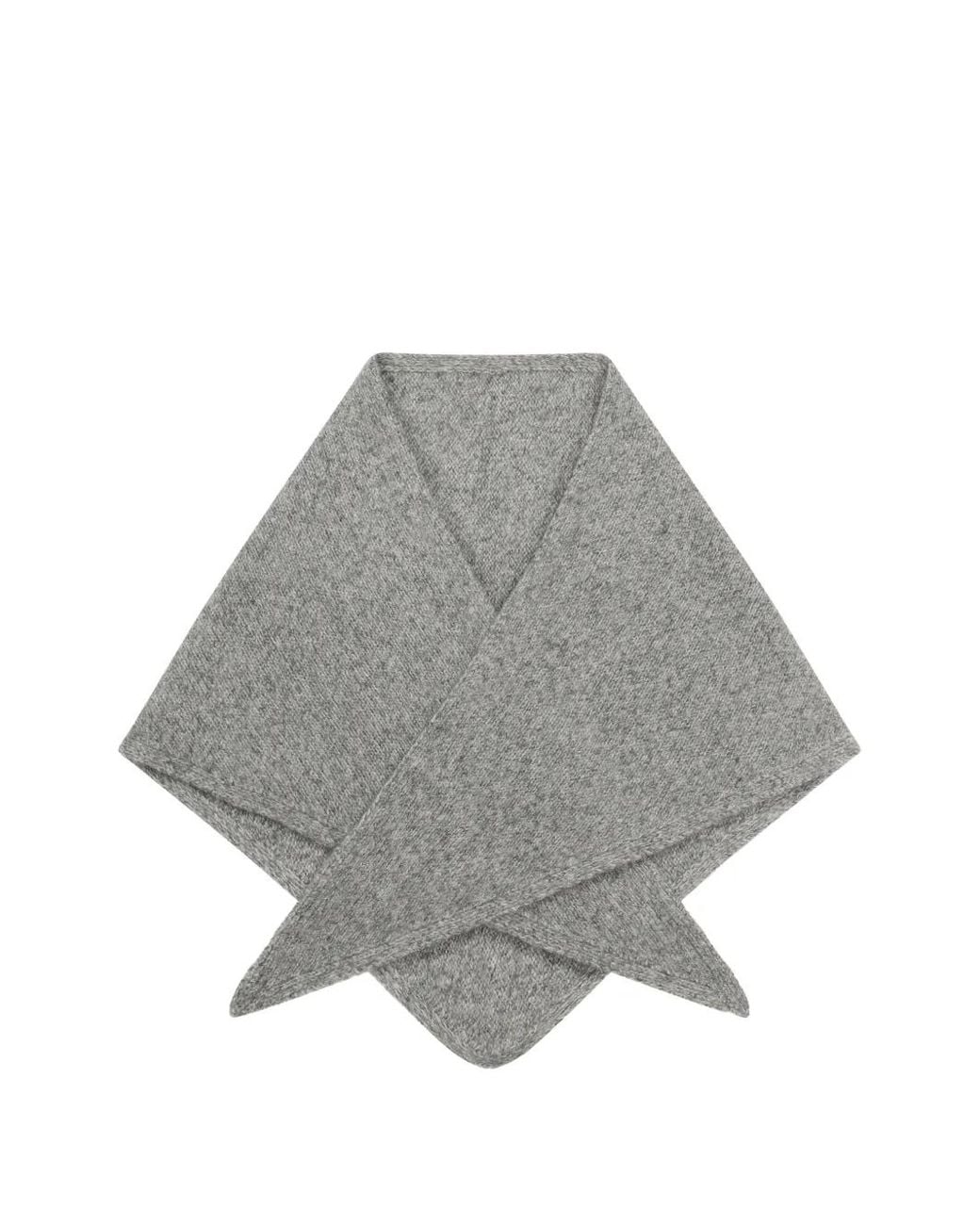 EMERSON RENALDI Gray Pointed Scarf