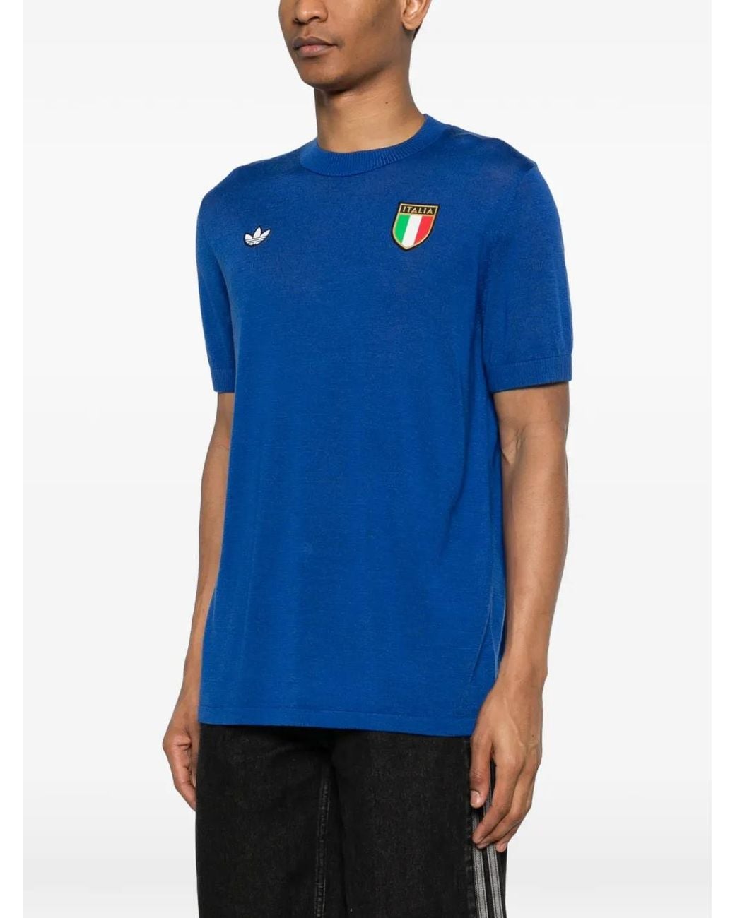 Adidas Blue Italy 70S Jersey for men