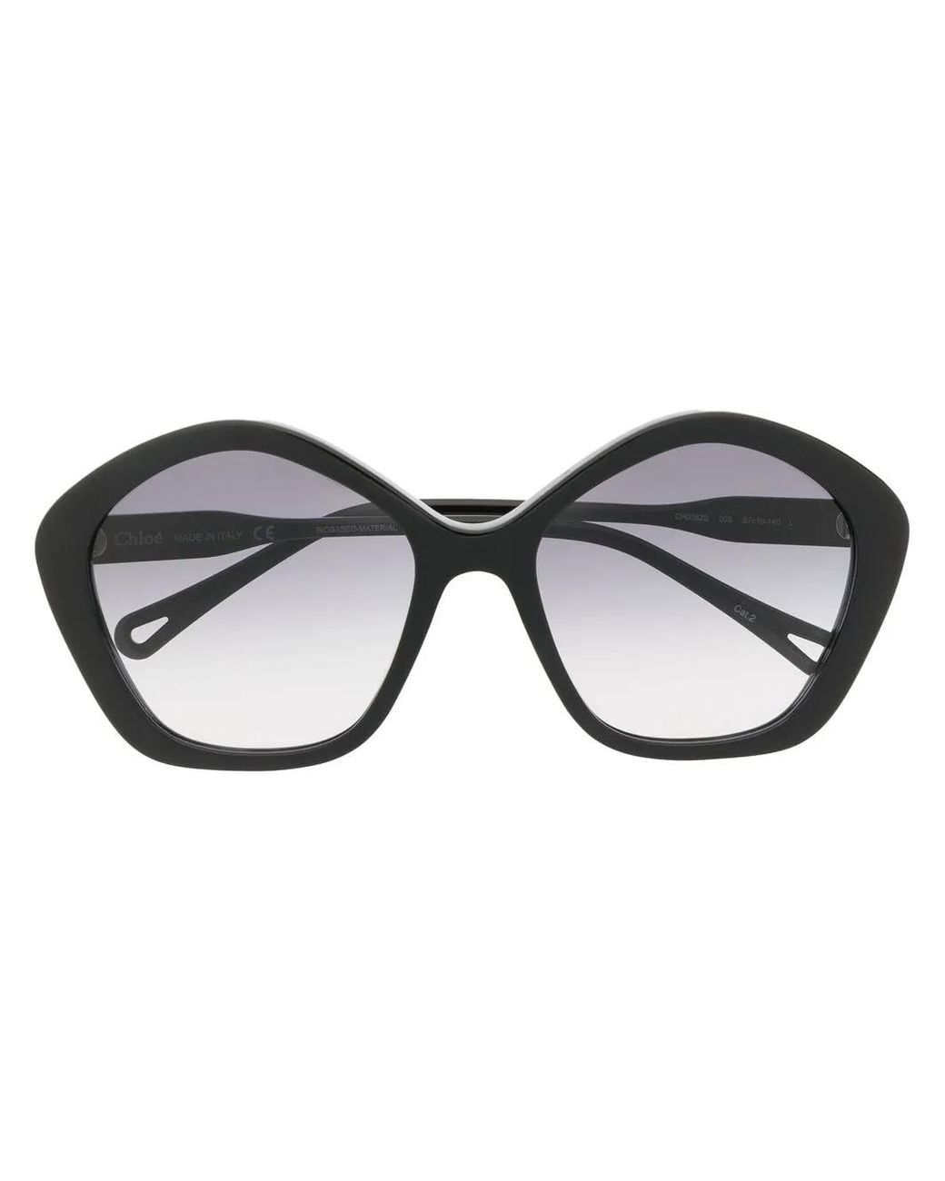 Chloé Brown Oversized-Frame Sunglasses