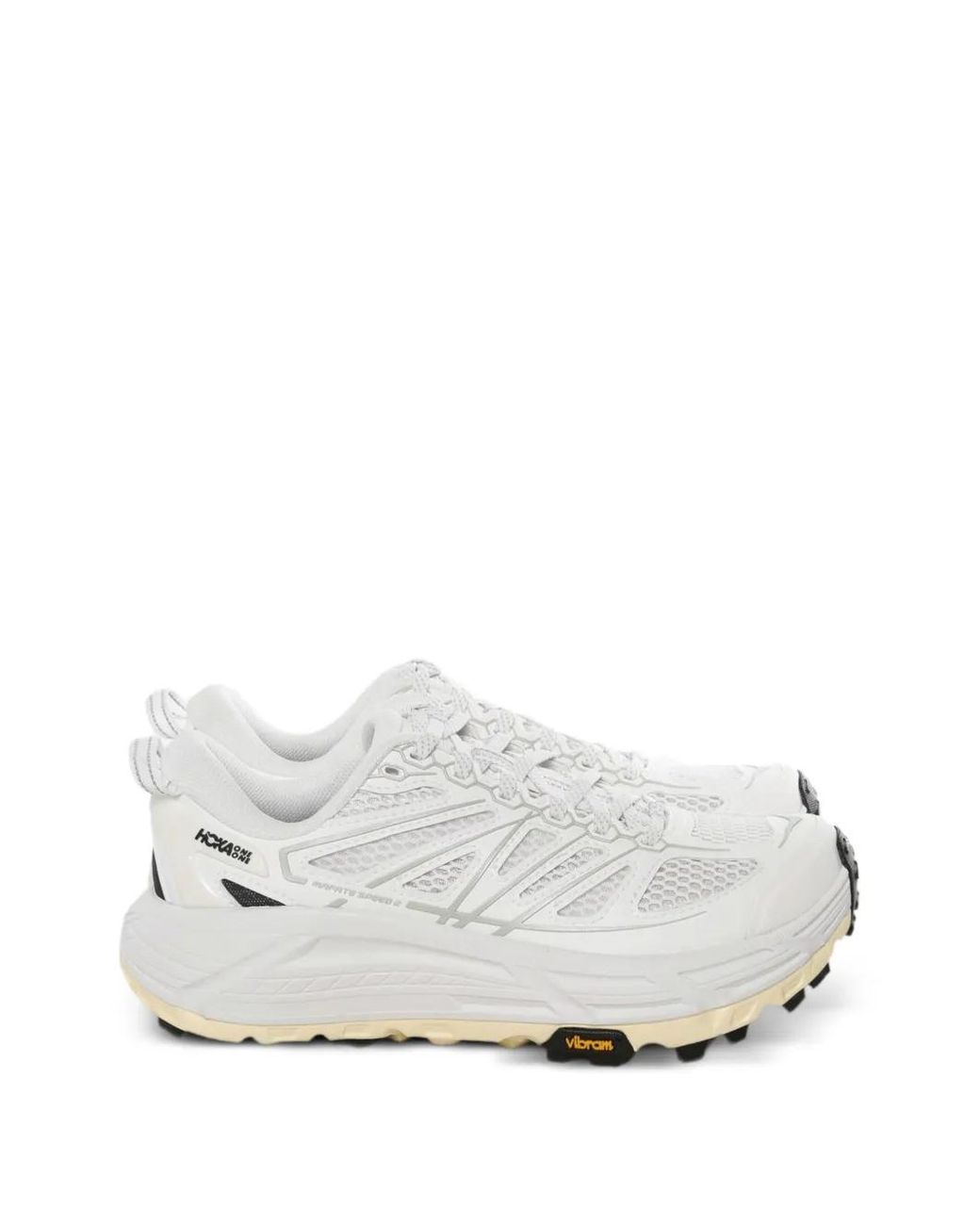 Hoka One One White Stealth/Tech Mafate Speed 2 Sneakers